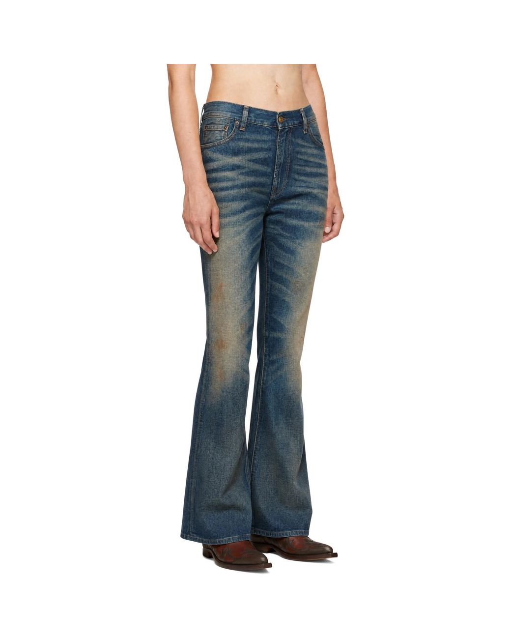 Acne Blue 2025F Fitted Jeans