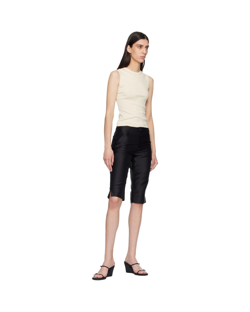Flore Flore Black Off- Esmé Tank Top