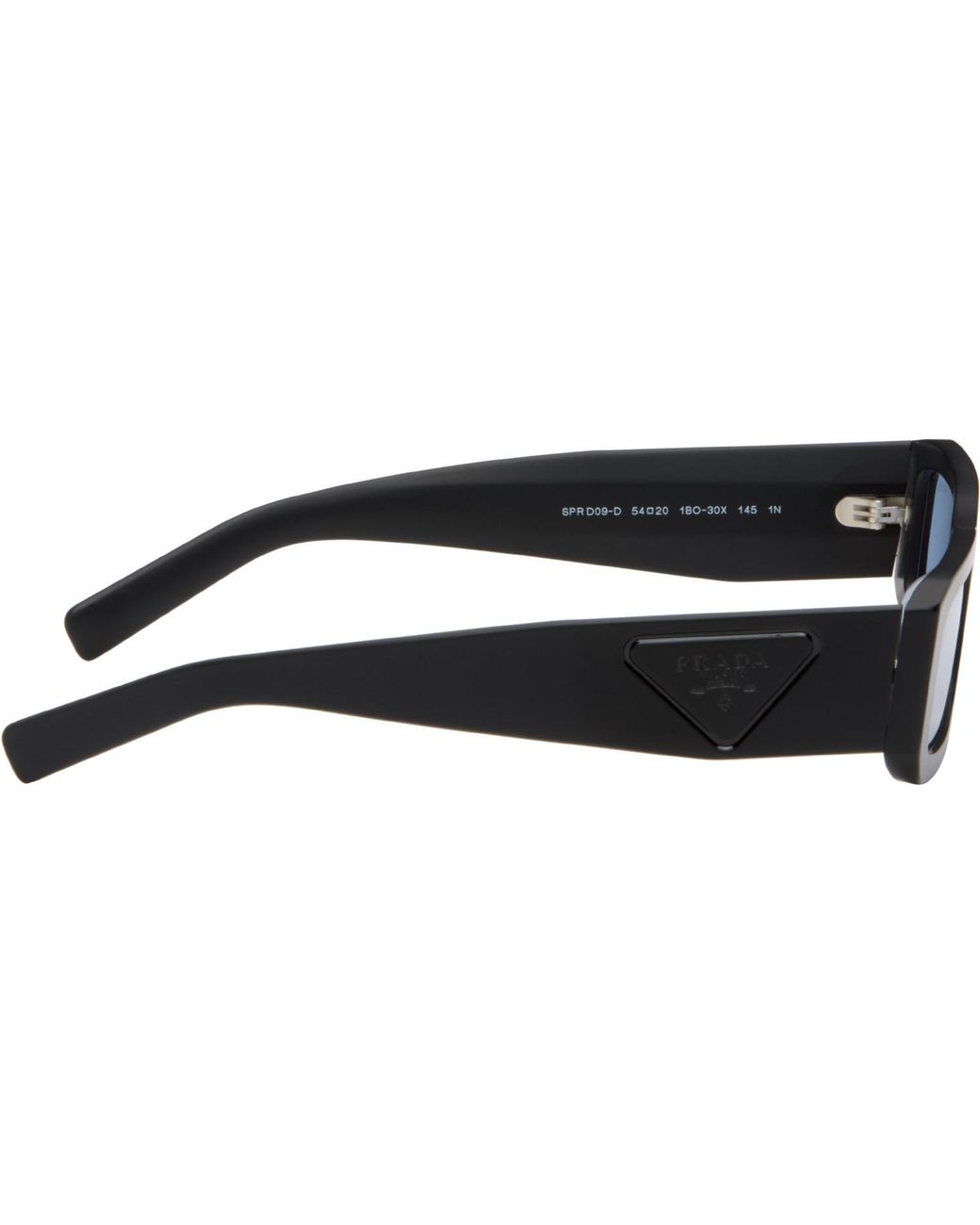 Prada Blue Rectangular Sunglasses