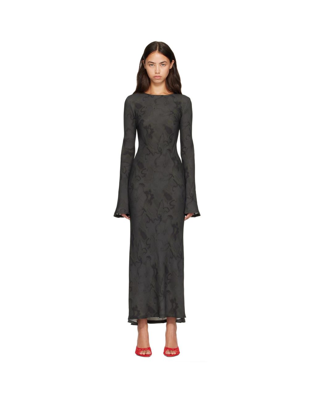 Collina Strada Black Yuri Maxi Dress