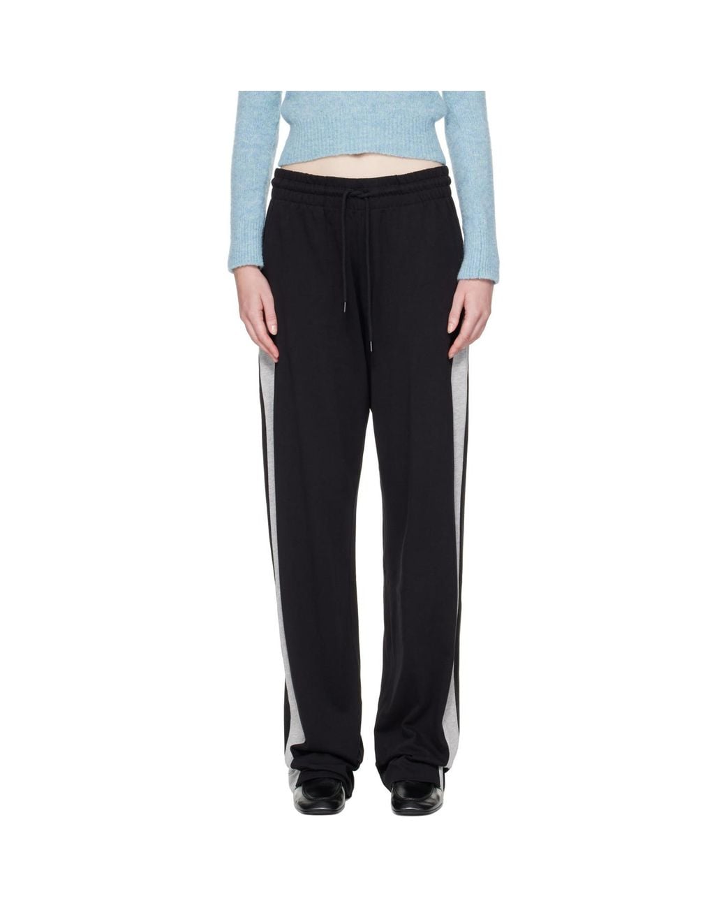 Dries Van Noten Black Cotton Lounge Pants