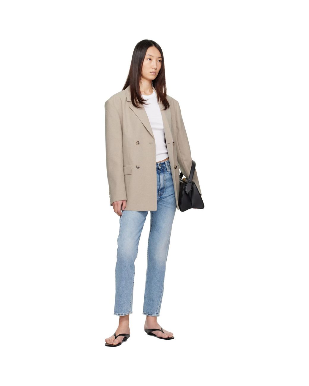 Totême Blue Twisted Seam Jeans