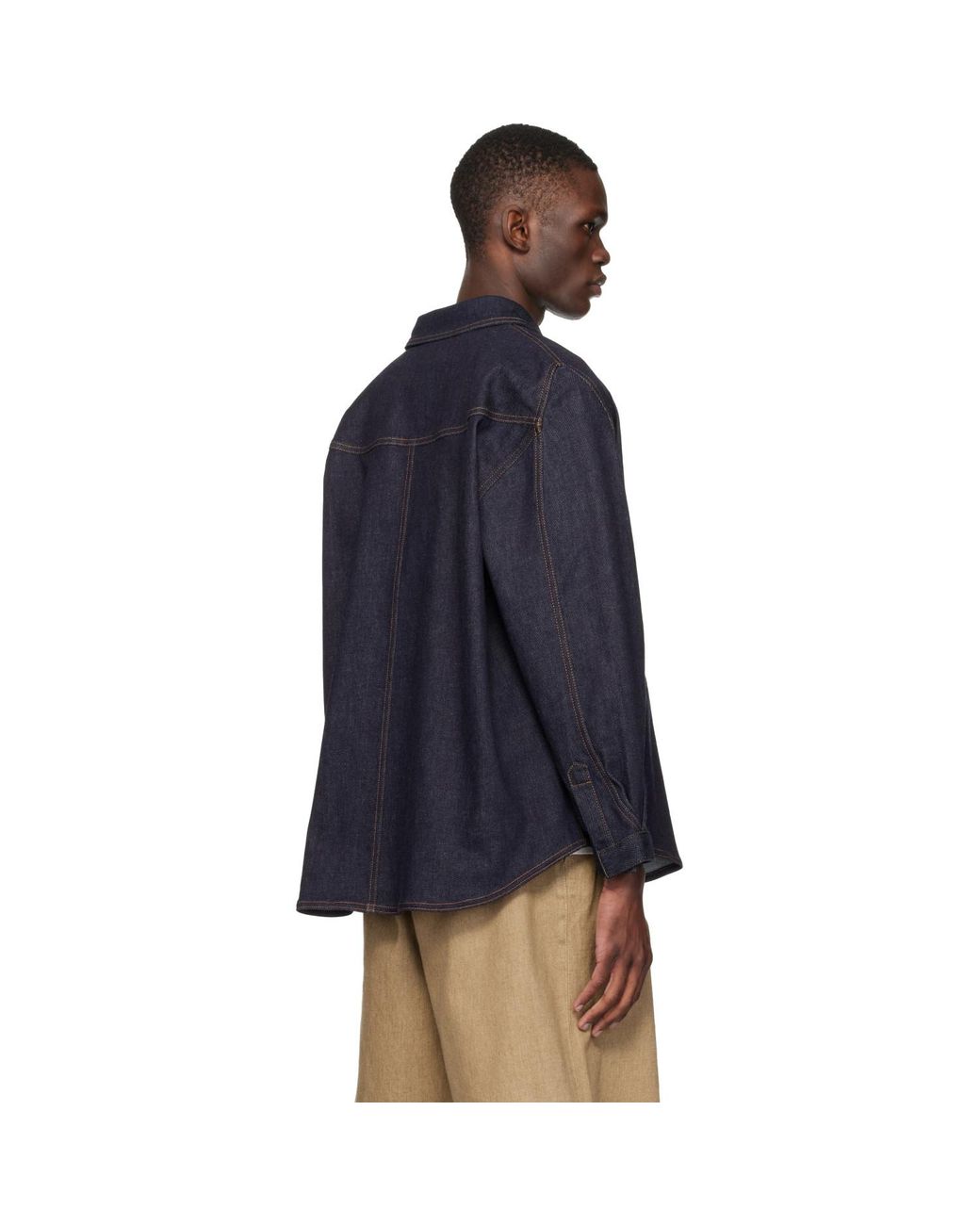 Jacquemus Blue 'The Amelo De-Nîmes' Denim Shirt for men