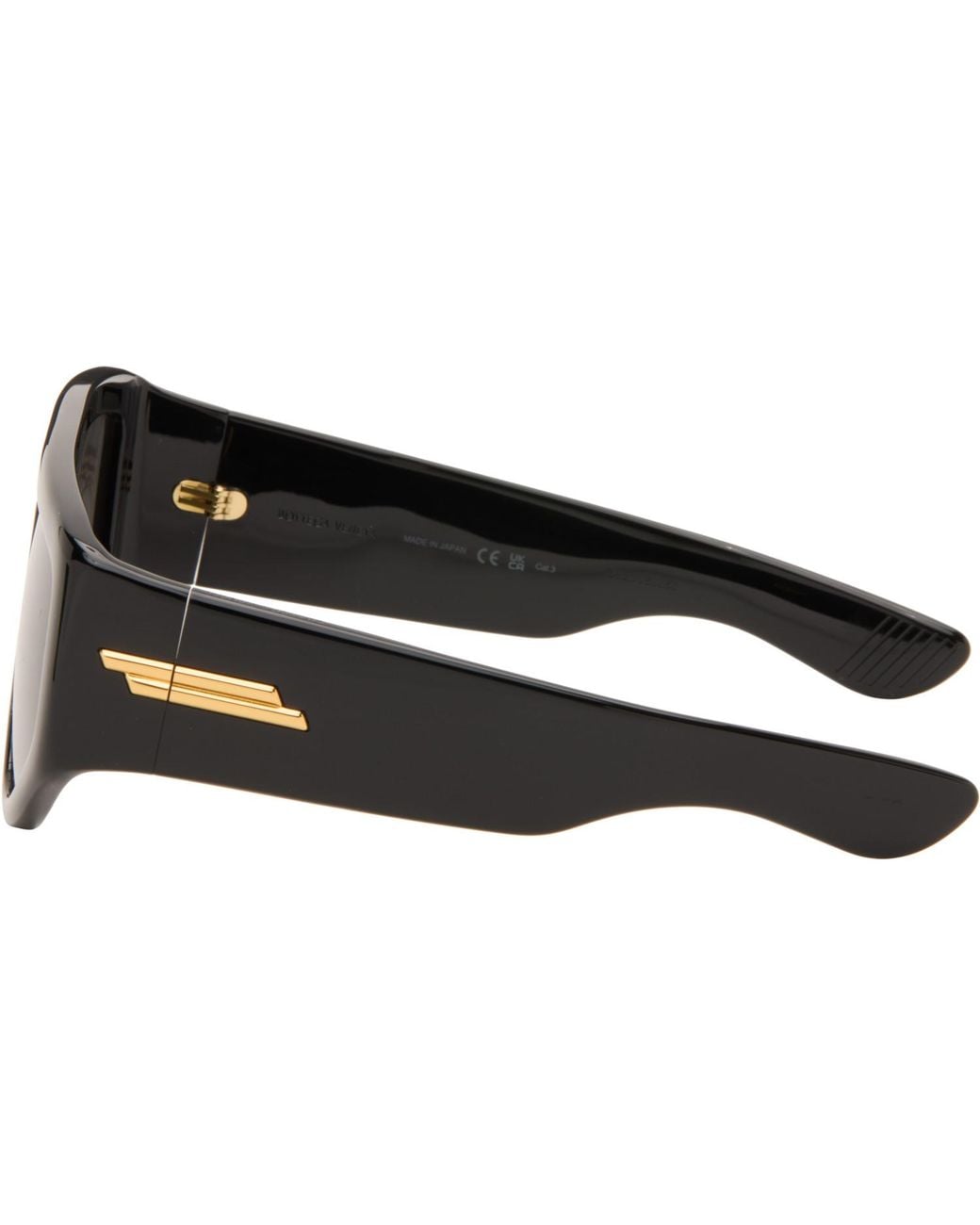 Bottega Veneta Gray Classic Shield Sunglasses