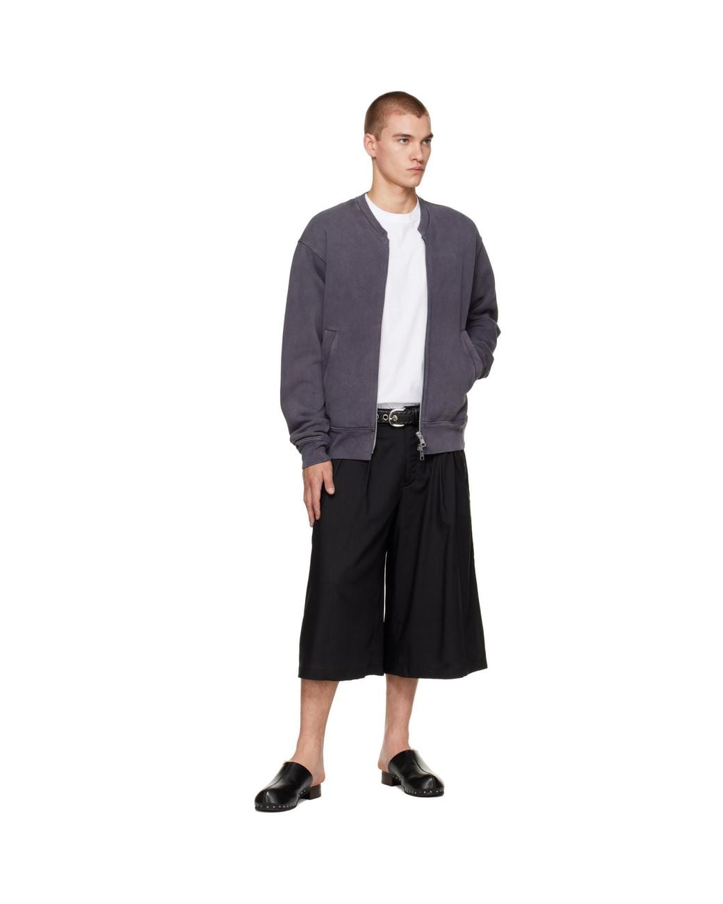 Our Legacy Blue Rift Zip Jacket for men
