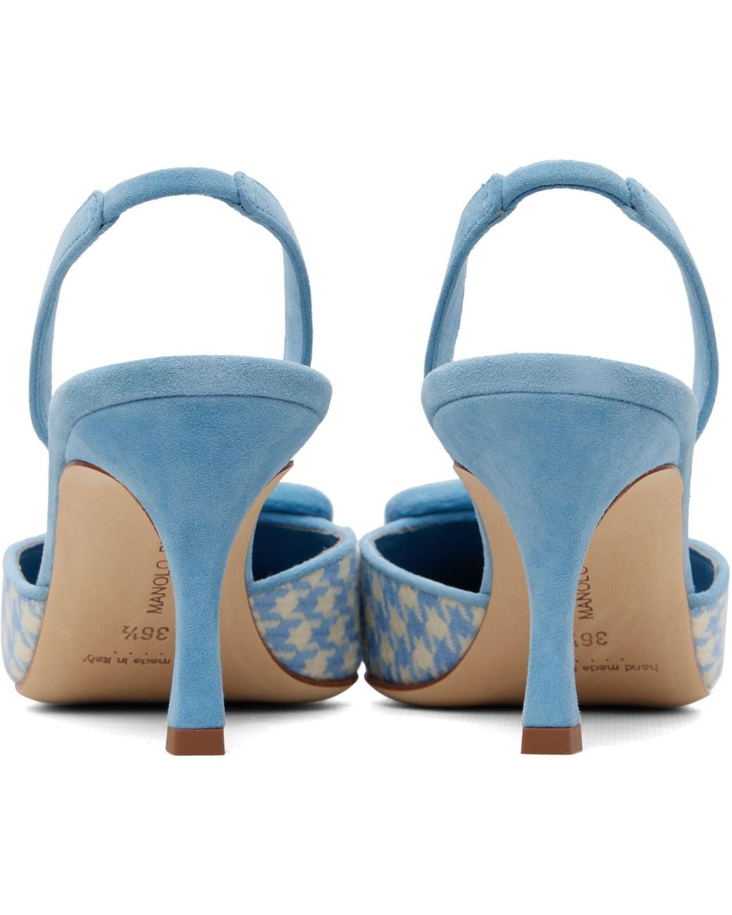 Manolo Blahnik Blue Mayslibi Heels