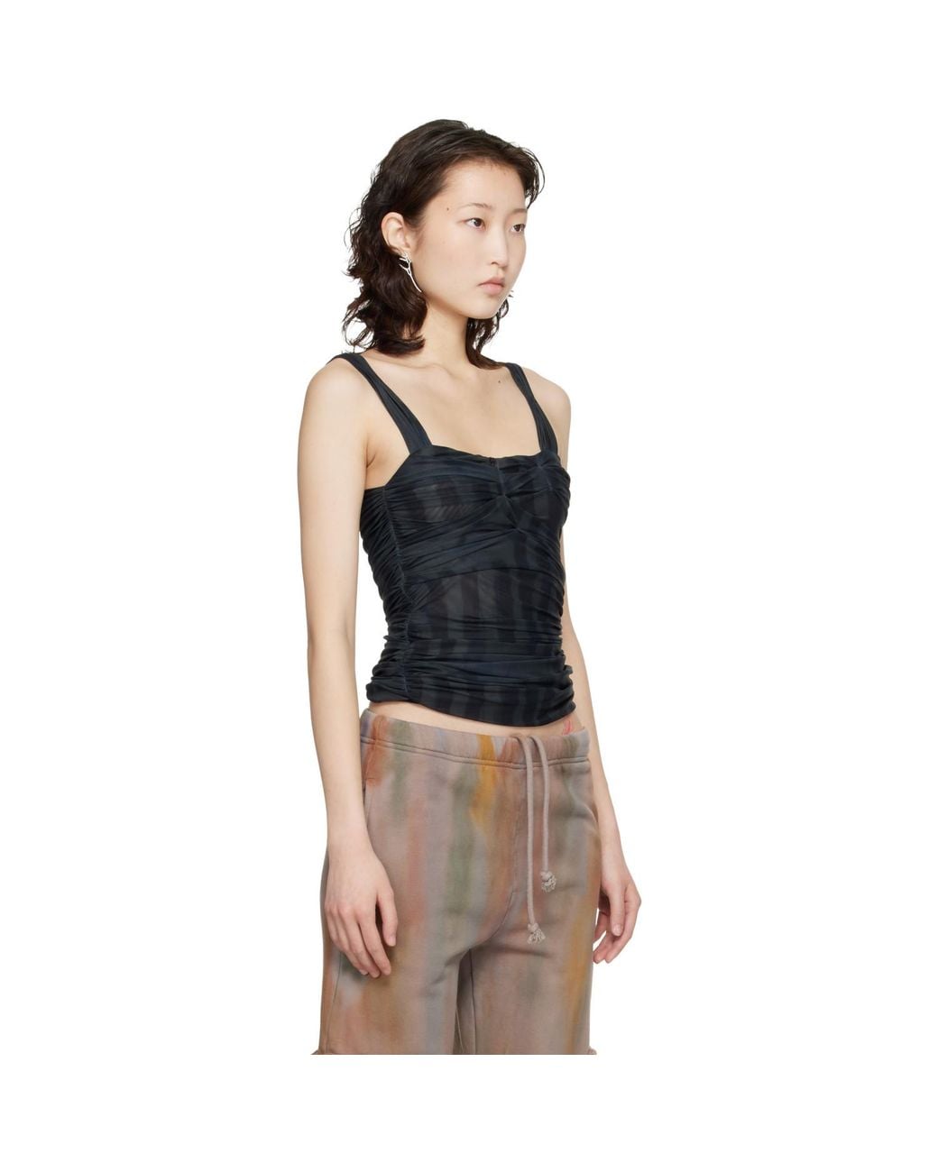 Collina Strada Black Nettle Tank Top