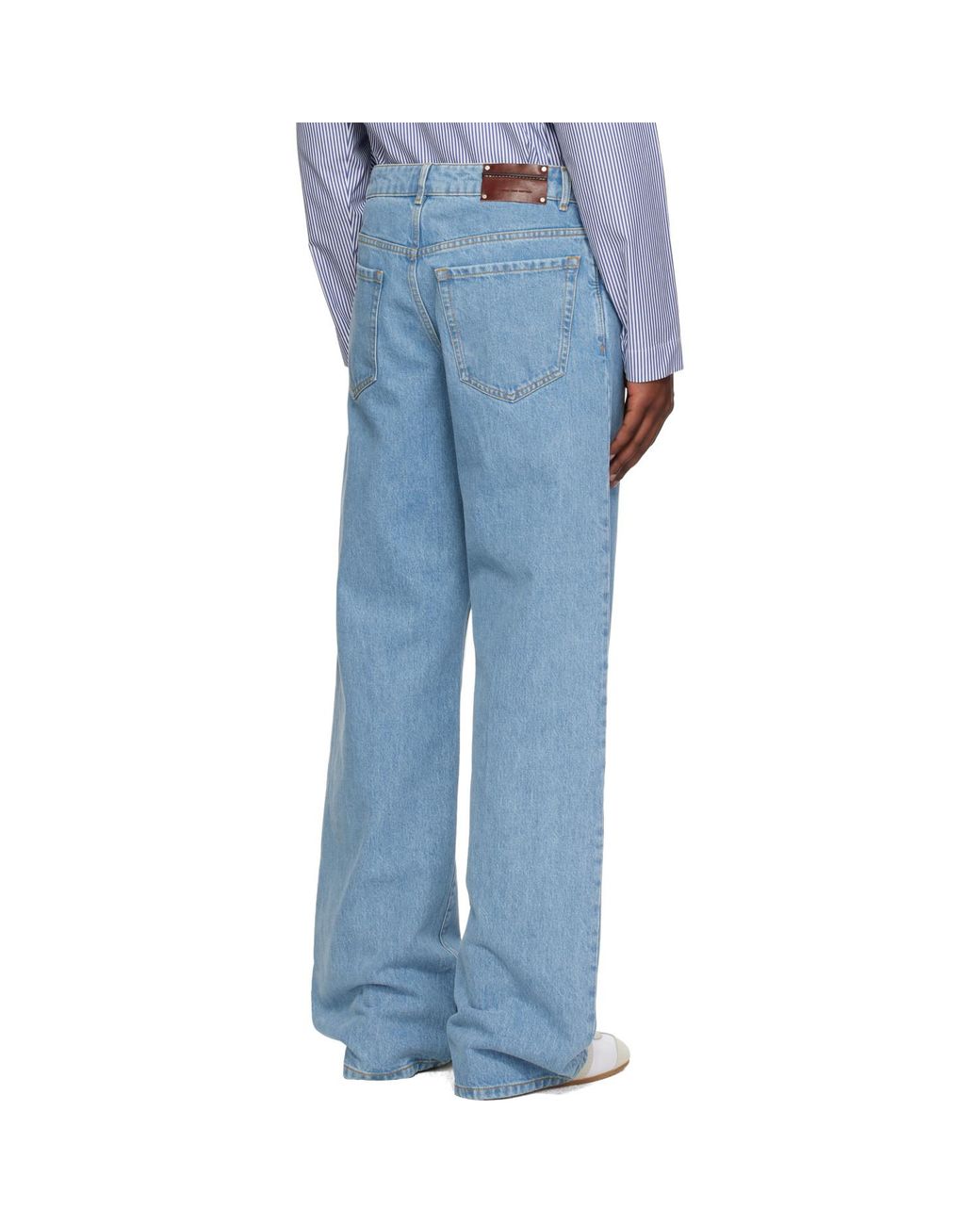Dries Van Noten Blue Straight Leg Jeans for men