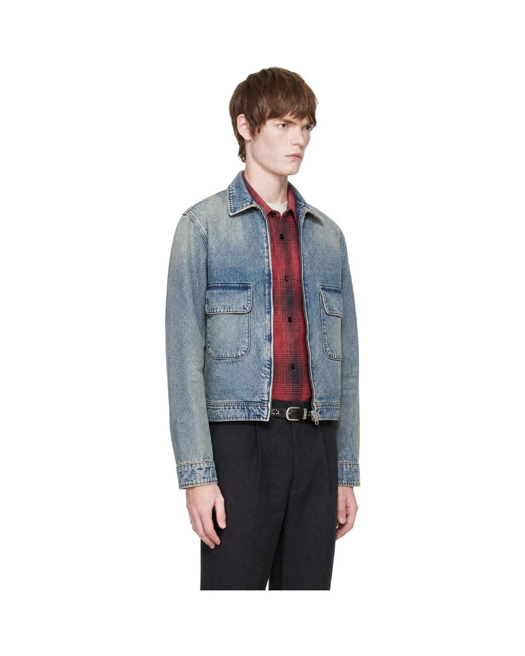 Carter Young Blue Andover Denim Jacket for men