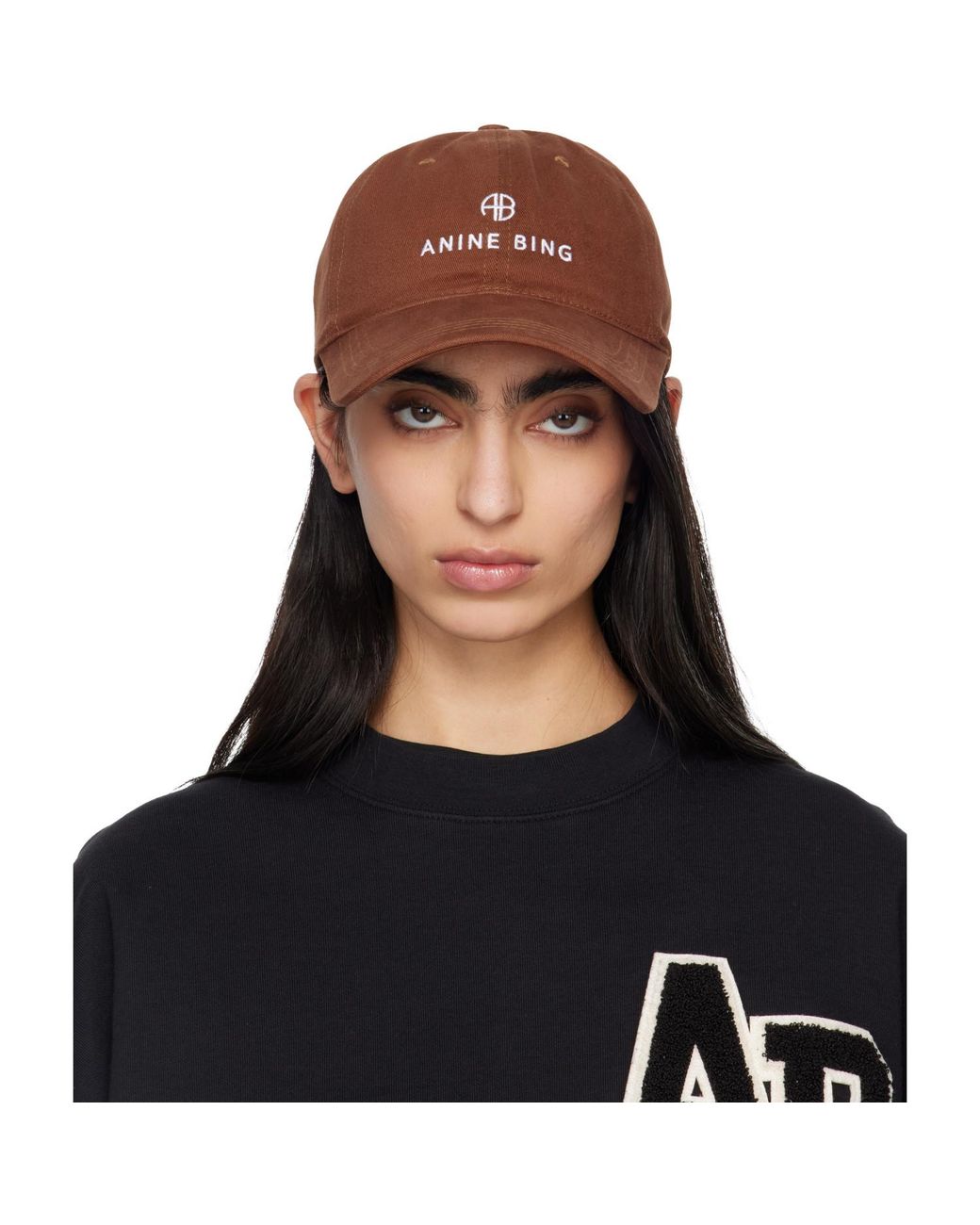 Anine Bing Black Jeremy Baseball Cap