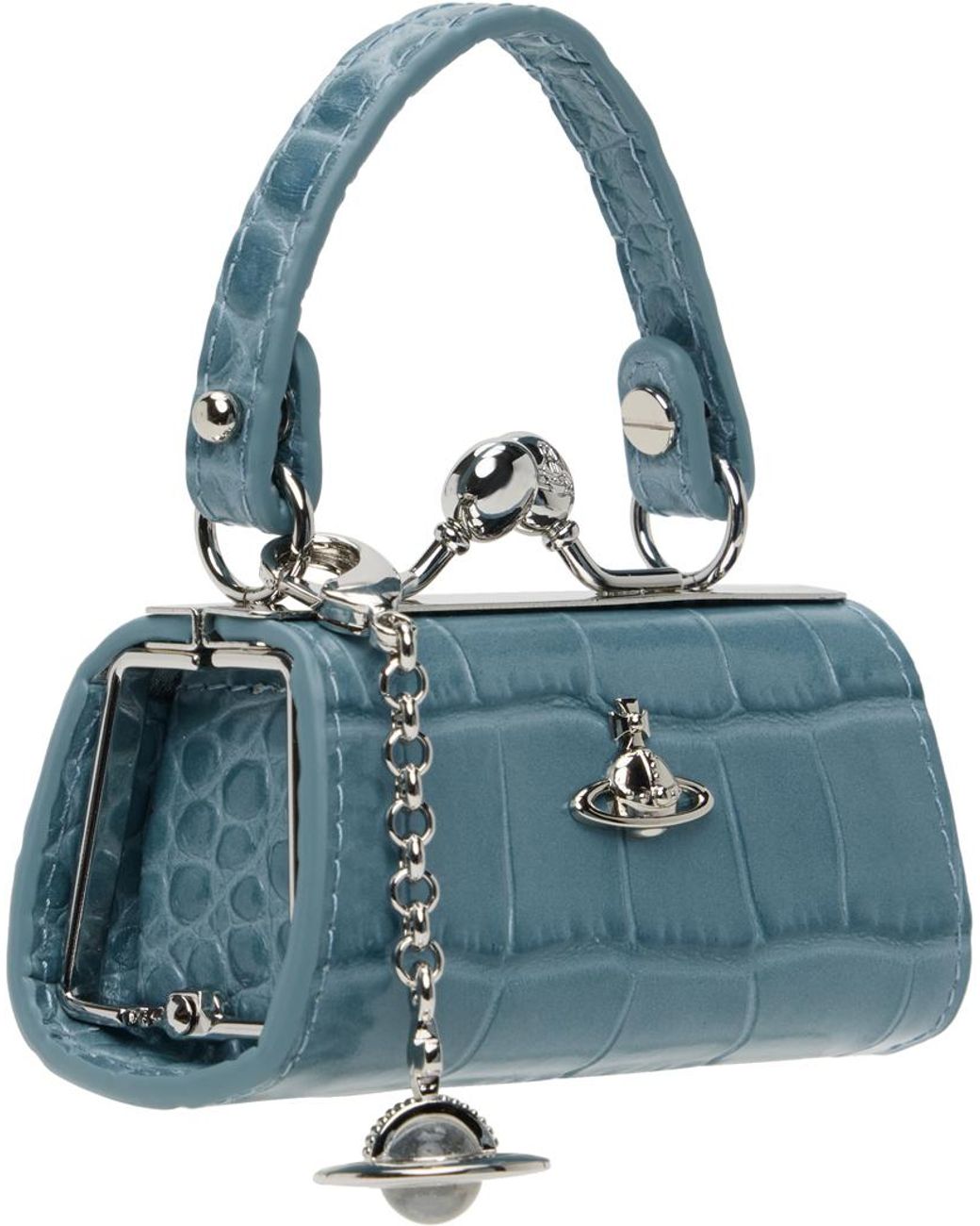 Vivienne Westwood Blue Crocodile Doll Coin Pouch | Lyst UK