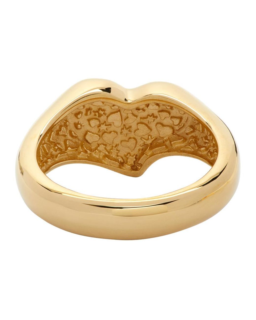 VIVIENNE WESTWOOD Marybelle リング Vivienne Westwood: Gold Marybelle Ring | SSENSE