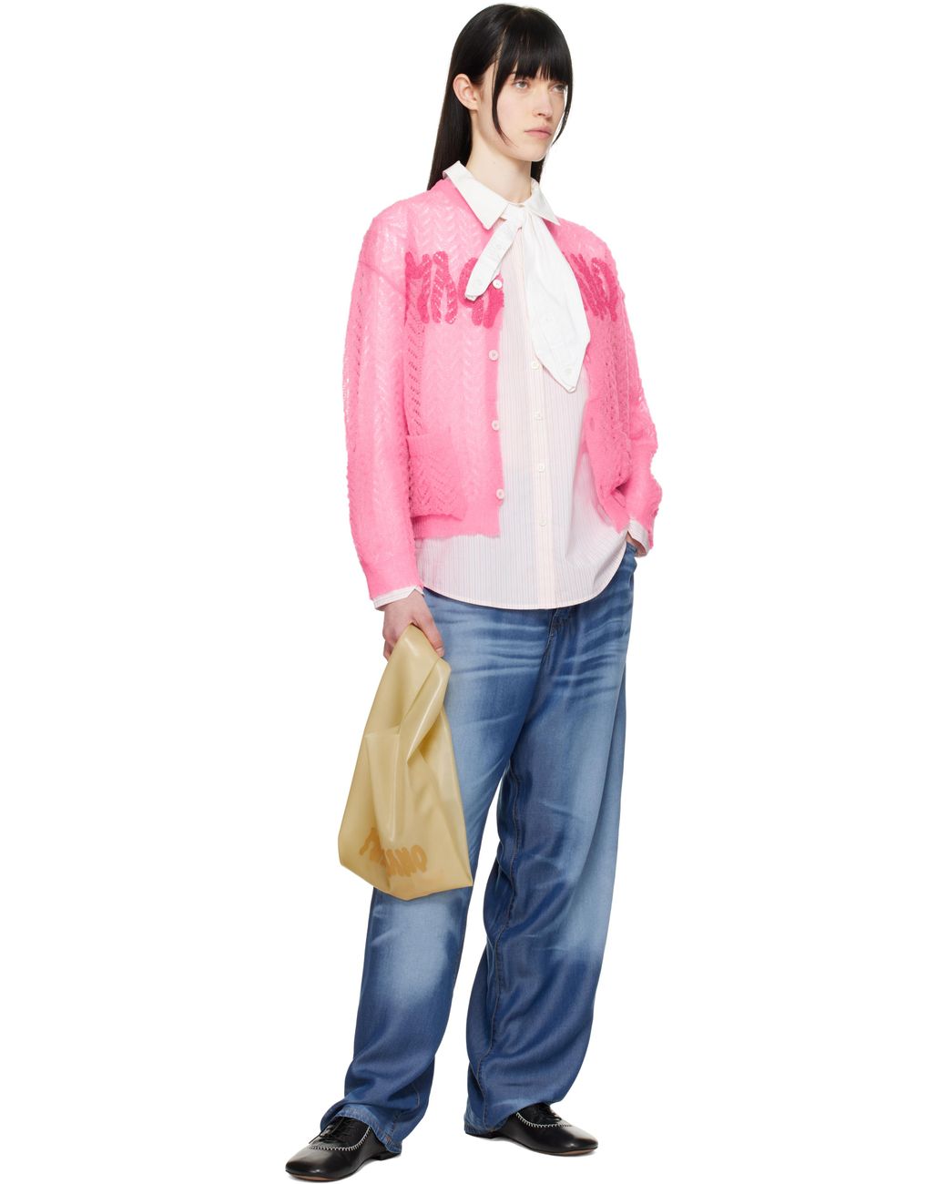 Magliano Bimbo Cardigan in Pink | Lyst