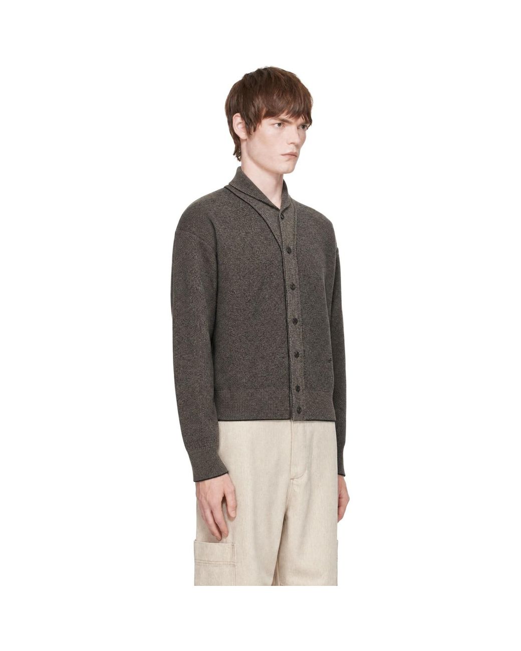 Jacquemus Black 'Le Pelota' Cardigan for men