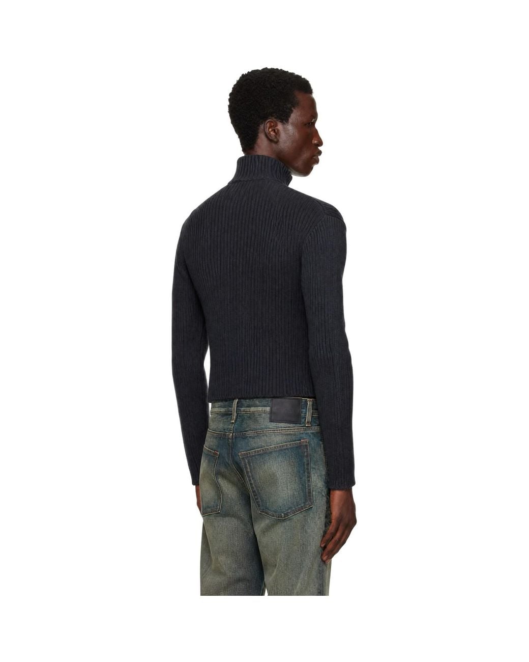 Carne Bollente Black 'Tell Me Ti Amo' Cardigan for men