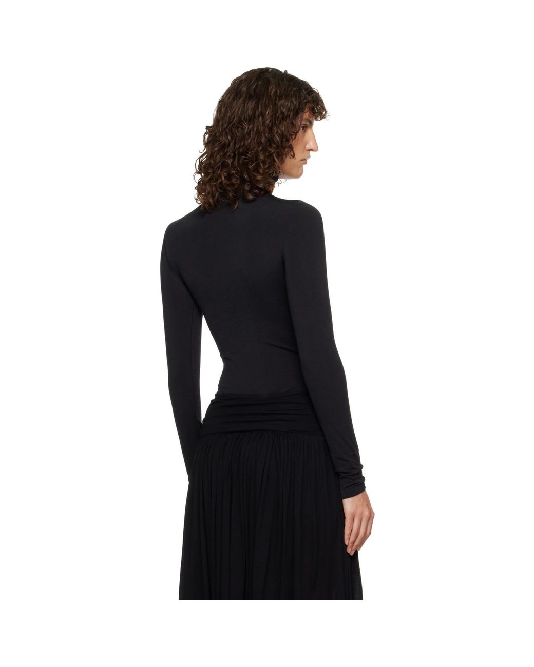 Wolford Black Colorado String Bodysuit