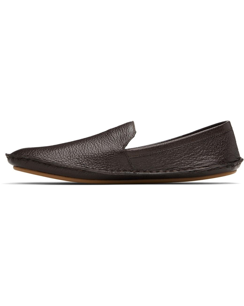 The Row Black Vasko Loafers