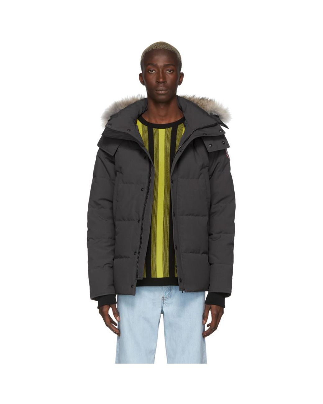 Canada Goose Wyndham Down Parka in Gray for Men Lyst