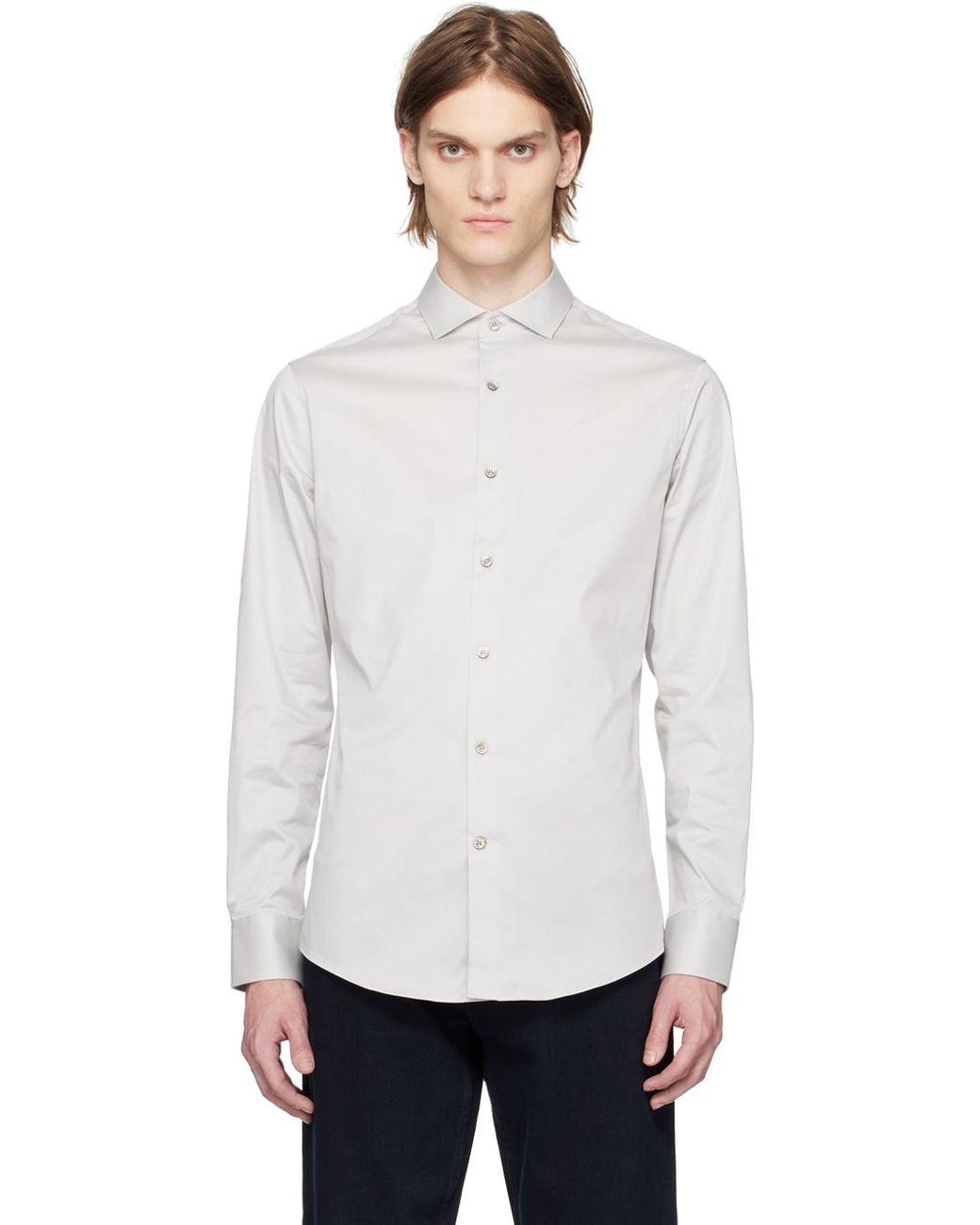Tiger Of Sweden Farrell 5 Shirt in White for Men | Lyst Canada