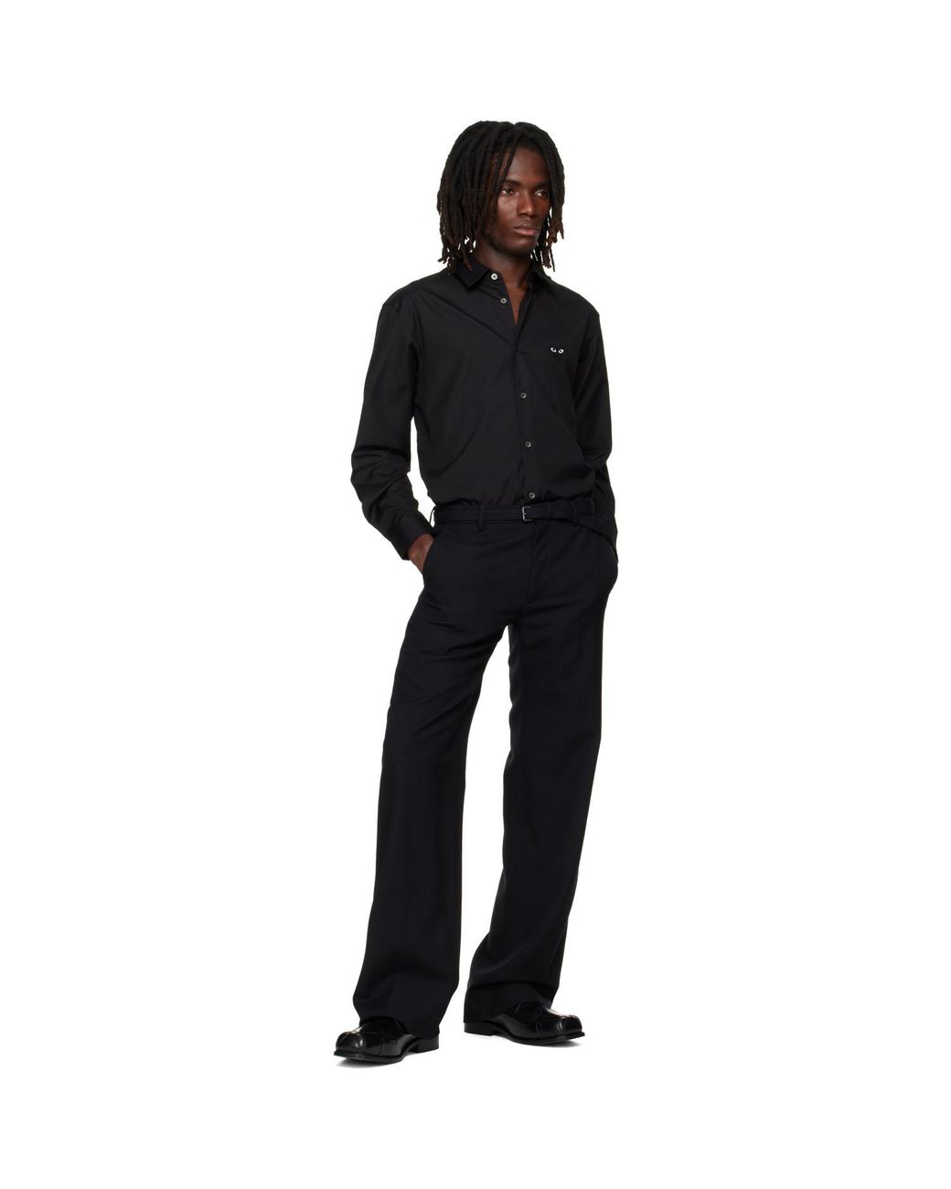 COMME DES GARÇONS PLAY Black Heart Emblem Shirt for men