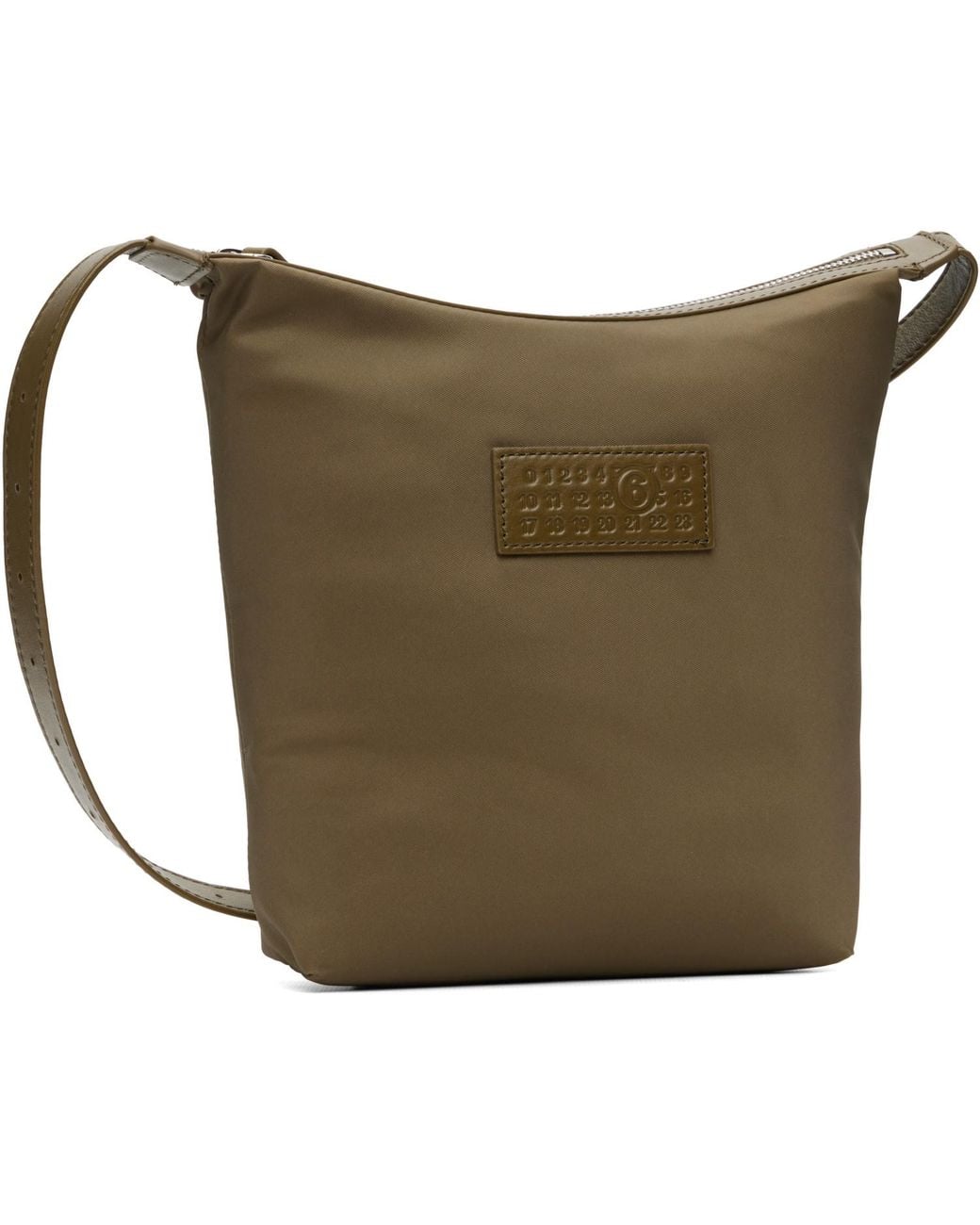 MM6 by Maison Margiela Green Numeric Pouch for men