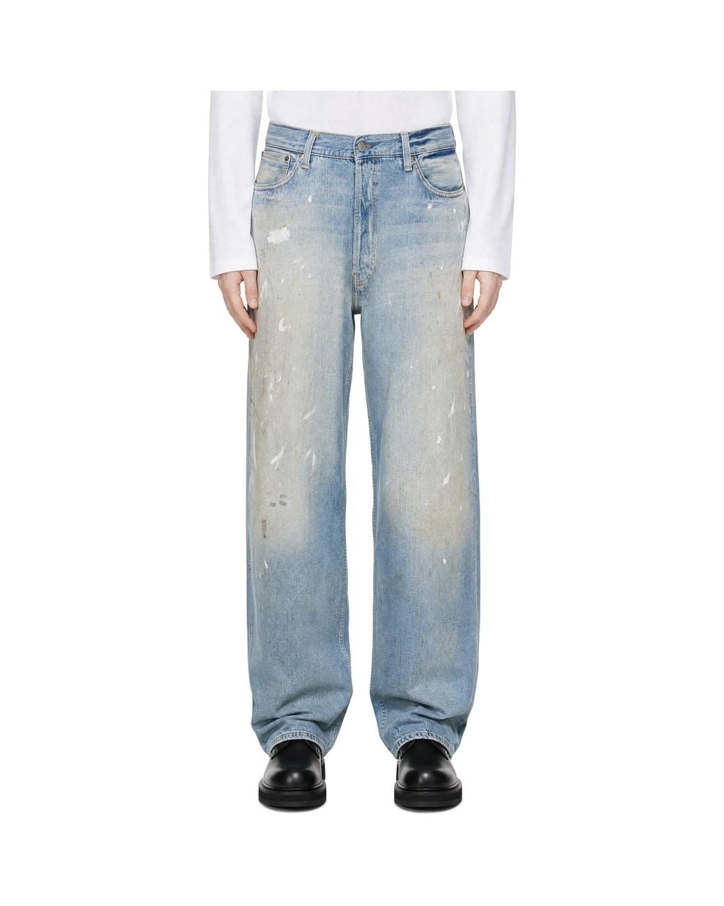 Acne Blue Loose Fit 2023 Jeans for men