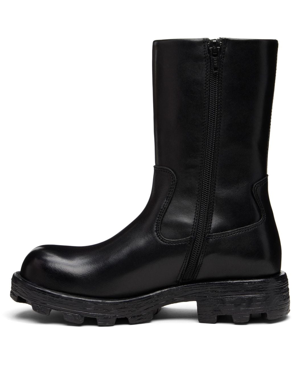 DIESEL Black D-Hammer Ankle Boots