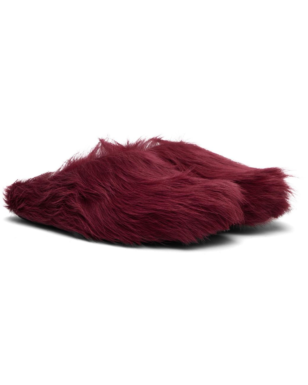 Marni Red Fussbett Sabot Slip-On Loafers for men