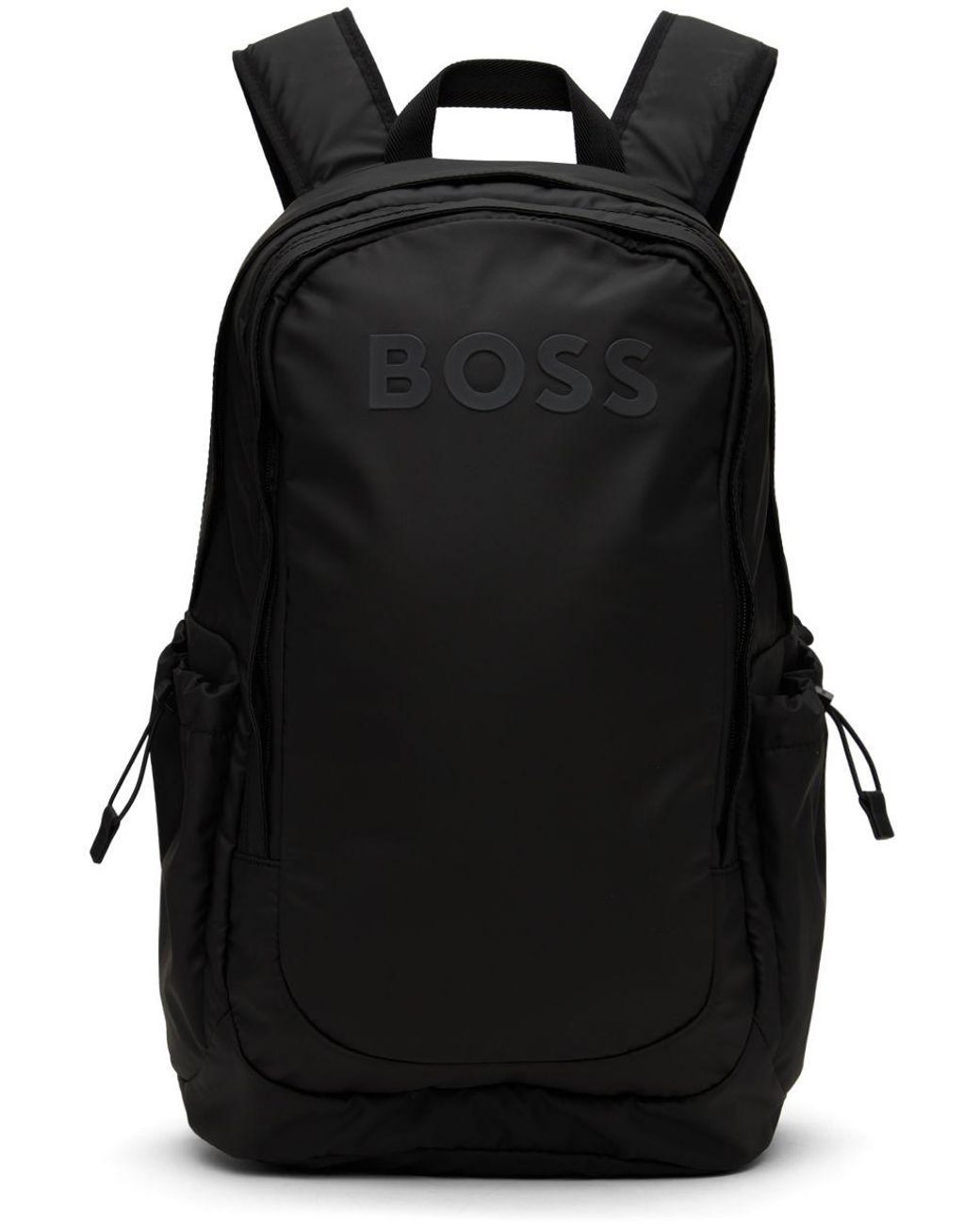 BOSS by HUGO BOSS Black Bonded Backpack for Men Lyst