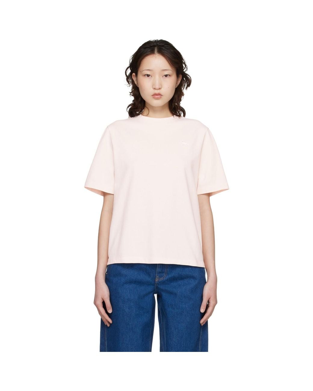 Maison Kitsuné White Baby Fox Comfort T-Shirt