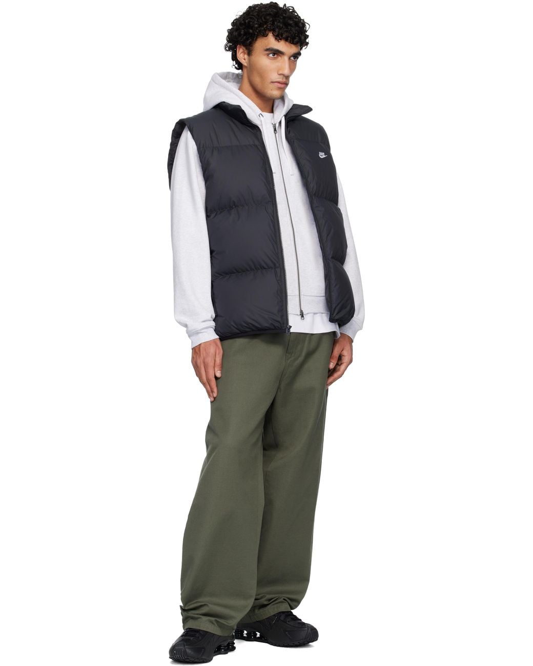 Nike Black Shox R4 Sneakers for men