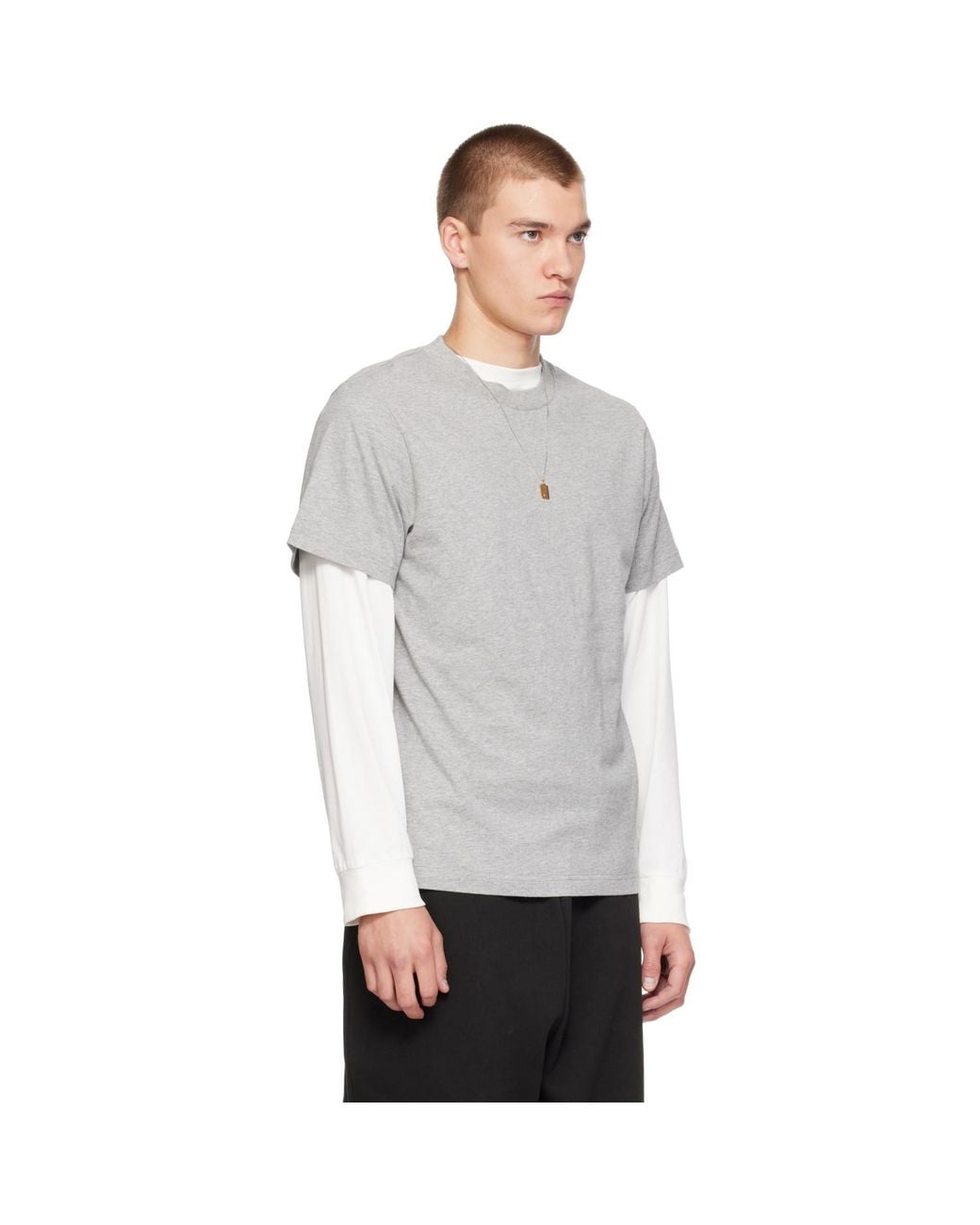 Entire studios Gray Standard T-Shirt for men