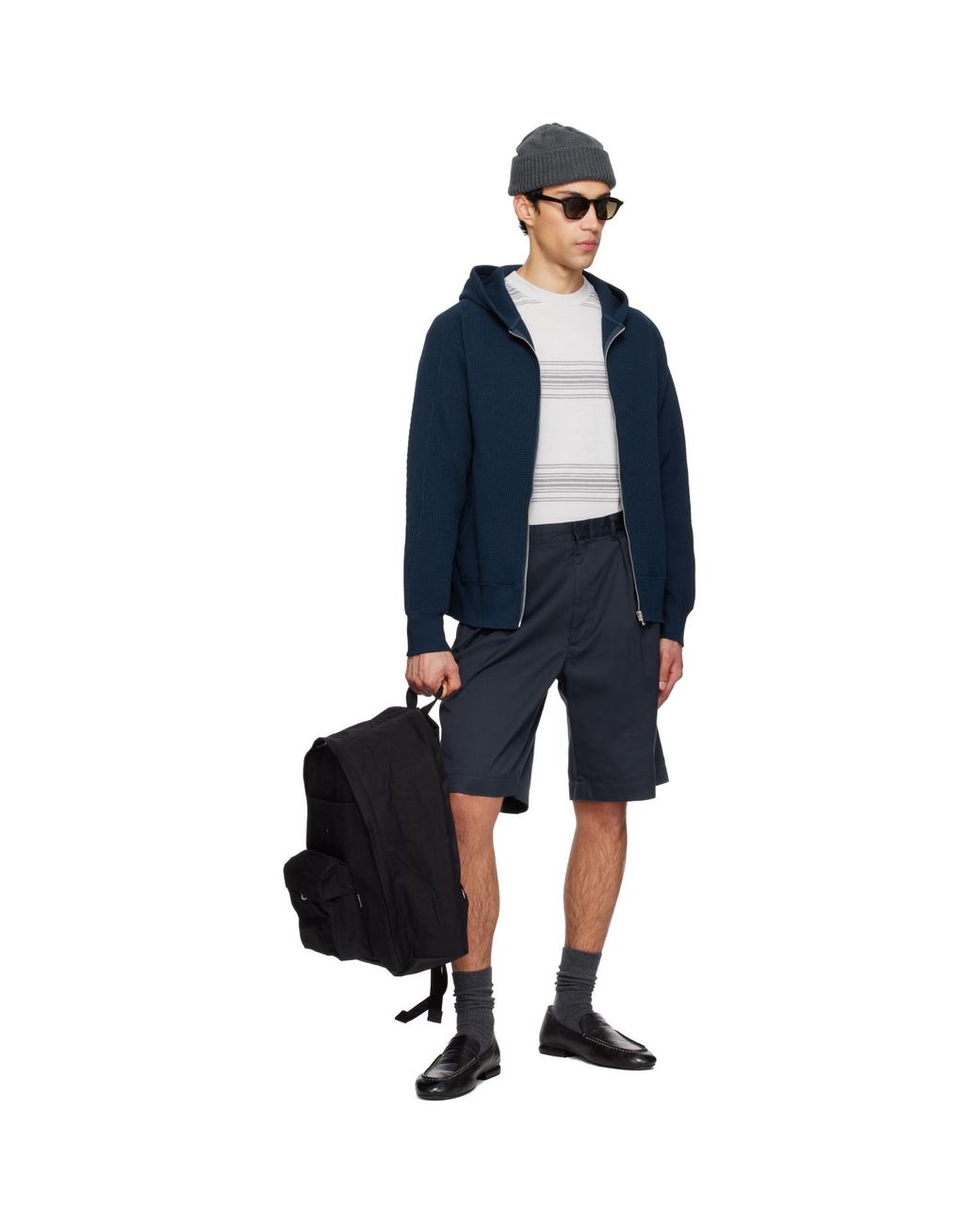 Nanamica Black Day Pack Backpack for men