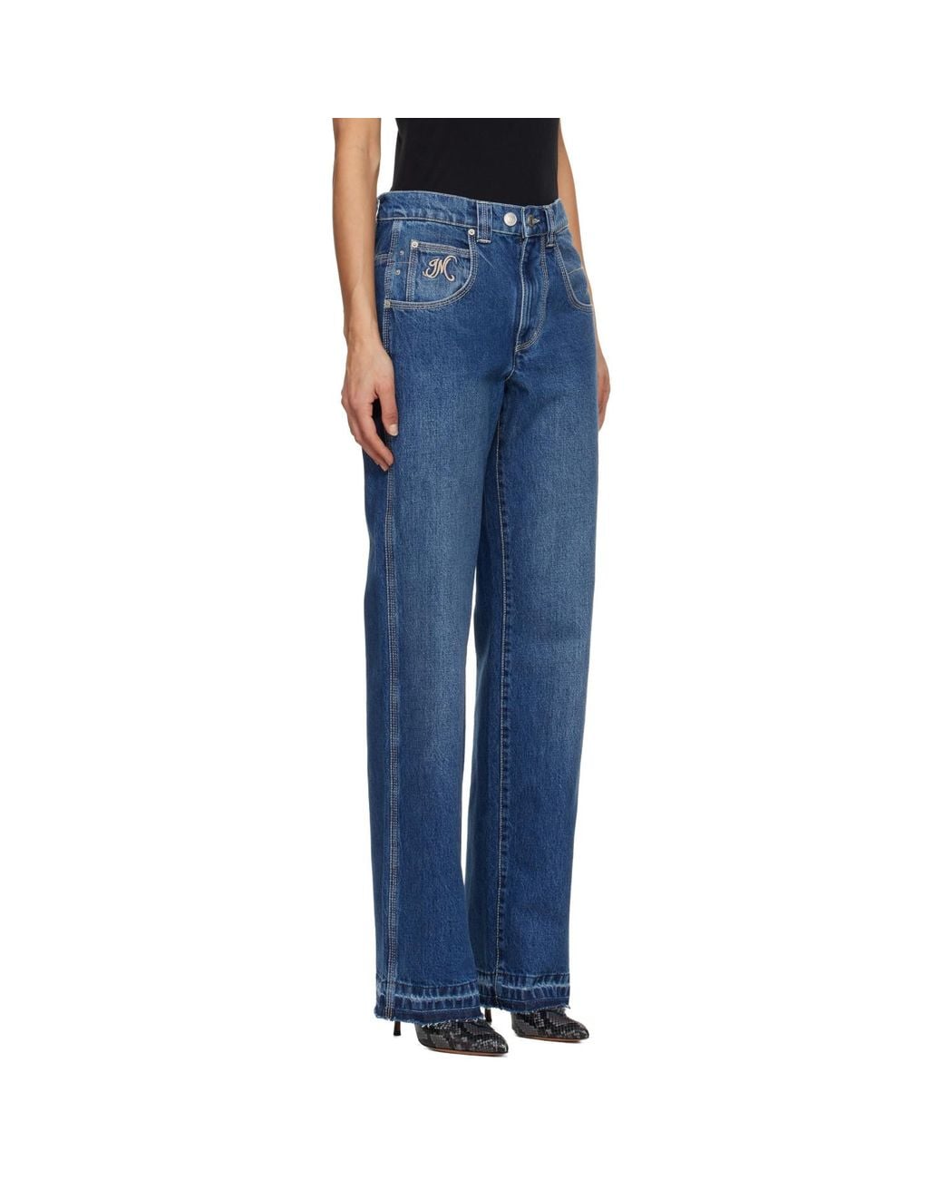 Isabel Marant Blue Jeyda Jeans
