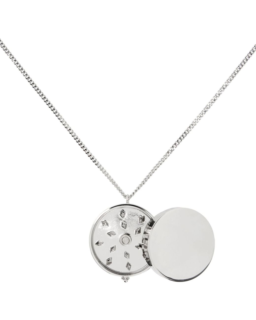 Vetements Black Pendant Necklace for men