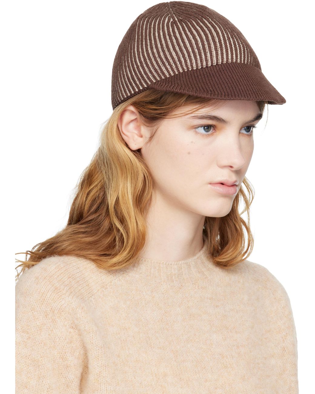YMC Brown Knitted Cap