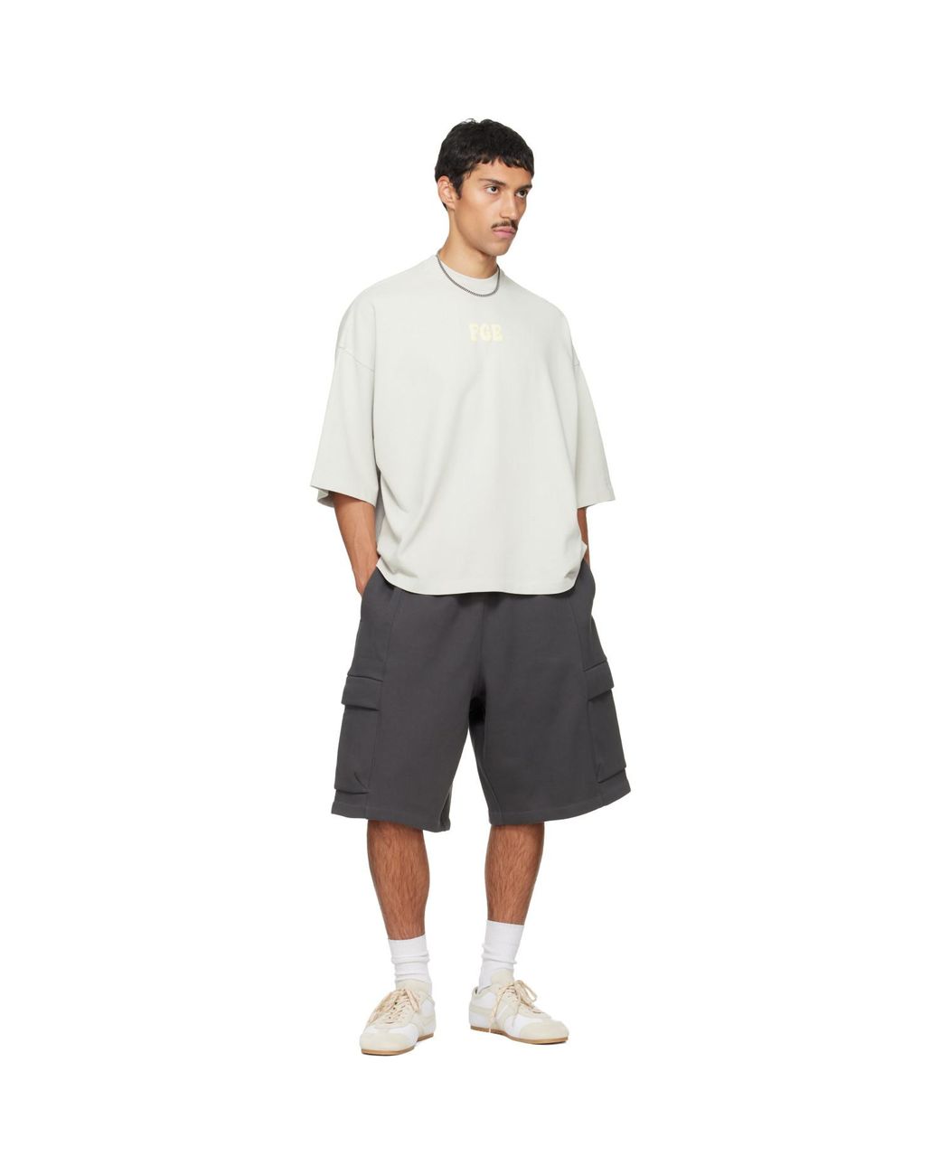 Fear Of God White Merch T-Shirt for men