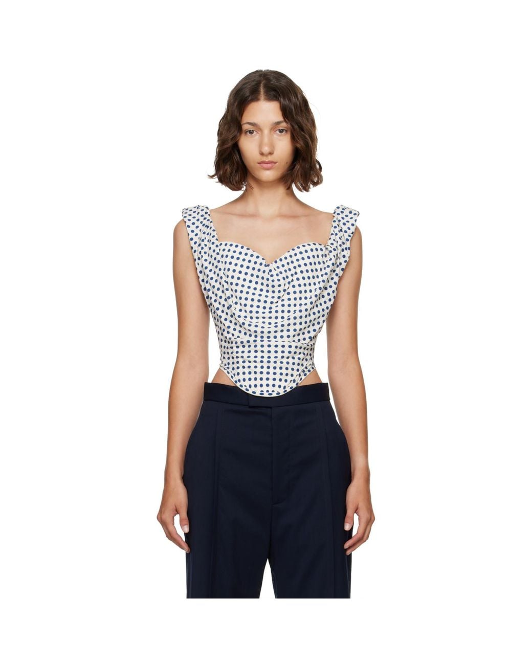 Vivienne Westwood Blue Sunday Corset Top