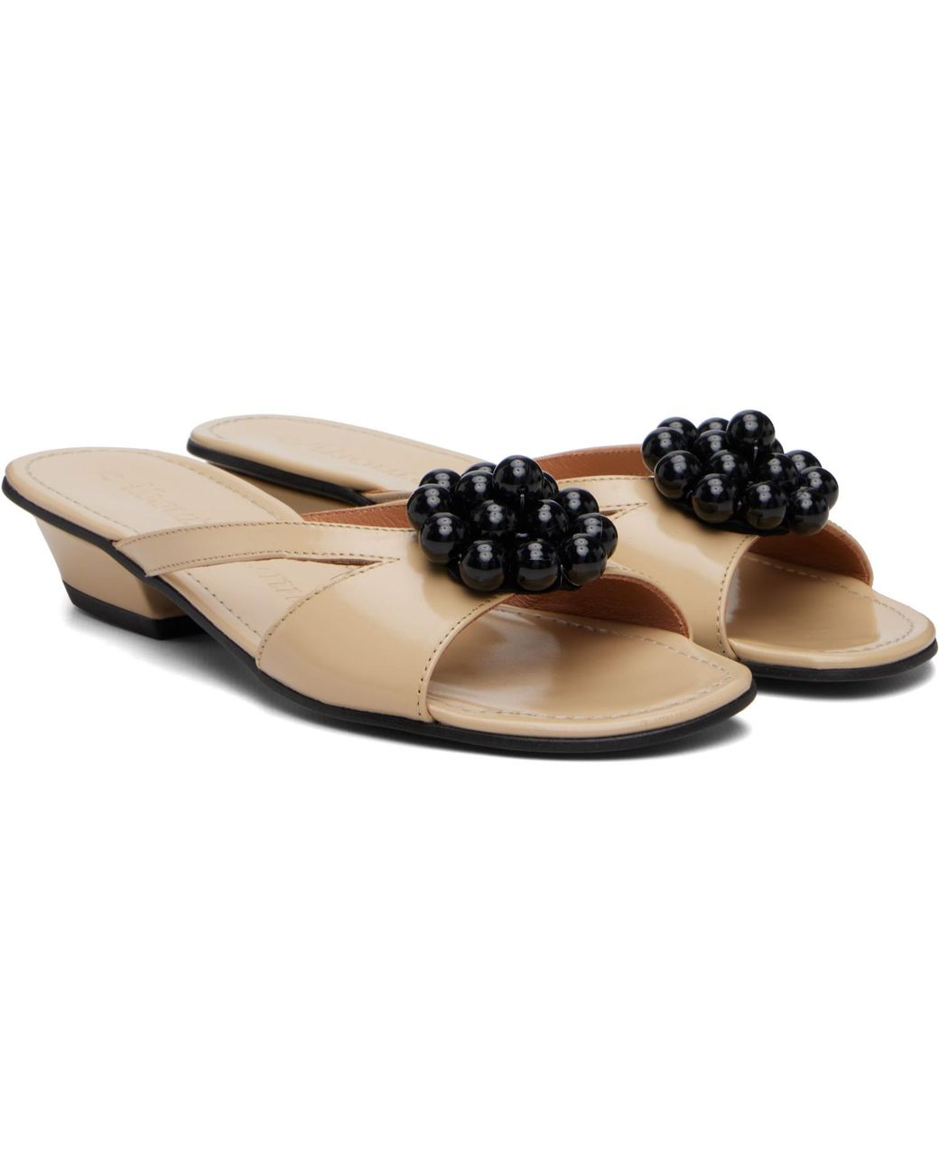 About Arianne Natural Flora Heeled Sandals