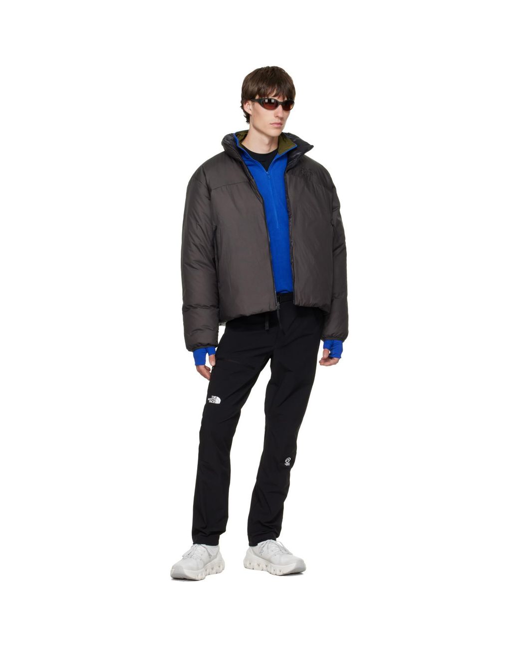 The North Face Blue Pertex Nuptse Reversible Down Jacket for men