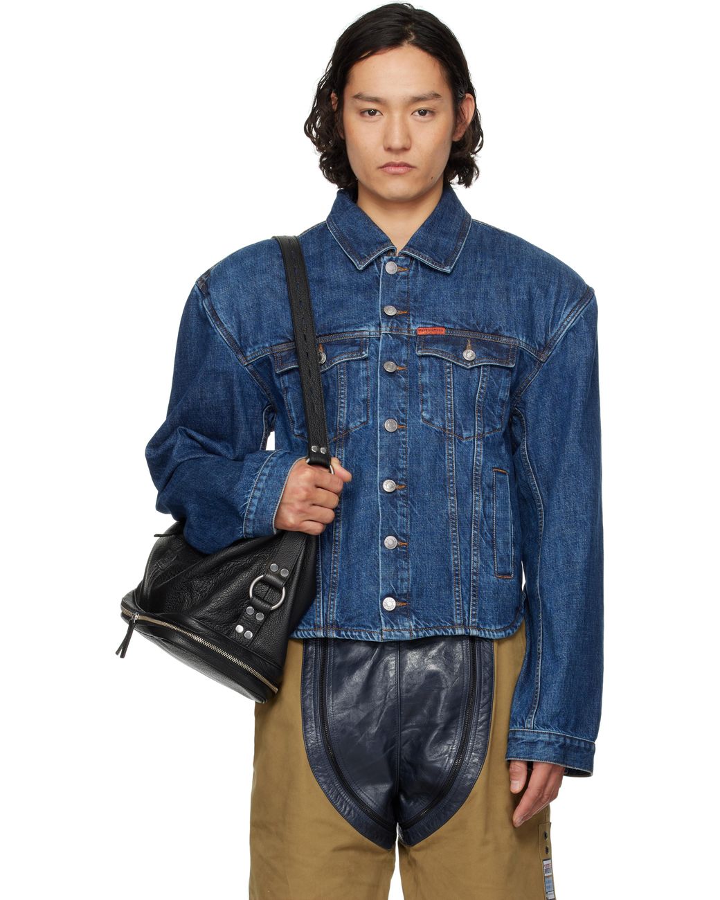 【極美品】Martine Rose オーバーサイズデニムジャケット MARTINE ROSE◇EXTREME SHOULDER DENIM JACKET/M/コットン/IDG