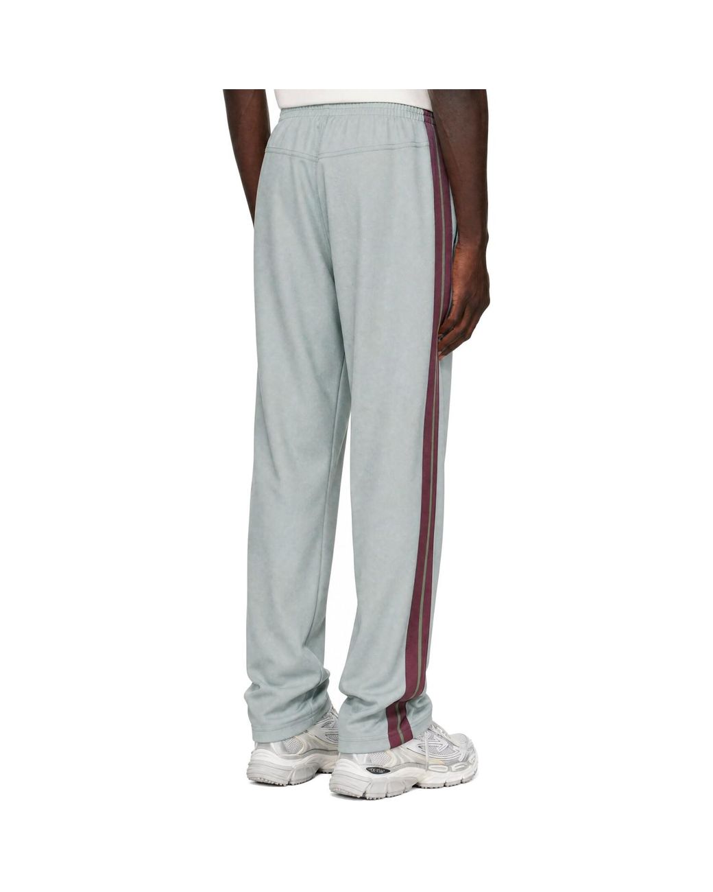 Palm Angels Gray Urban Logo Track Pants for men