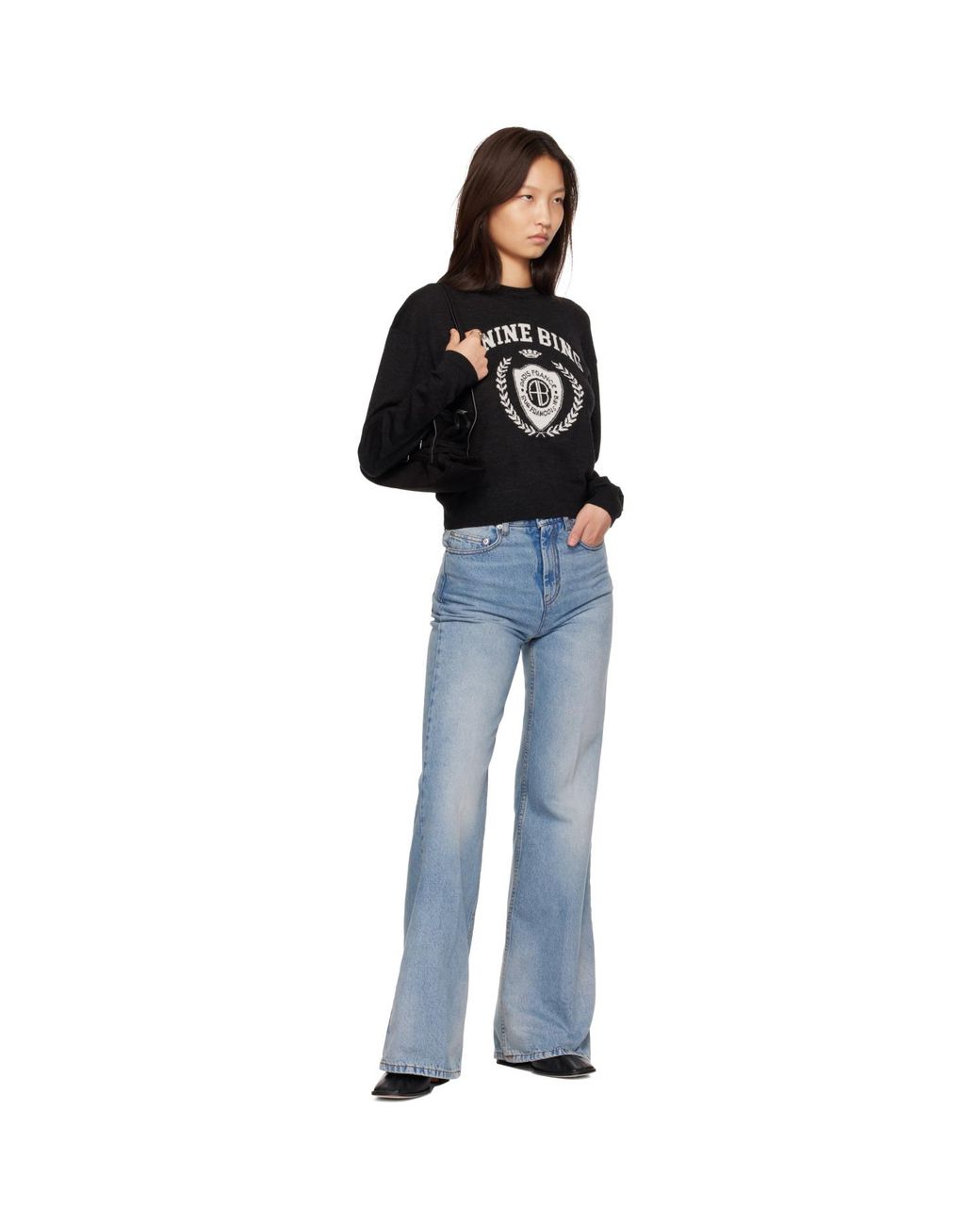 Pull Mia Noir Anine Bing en coloris Black
