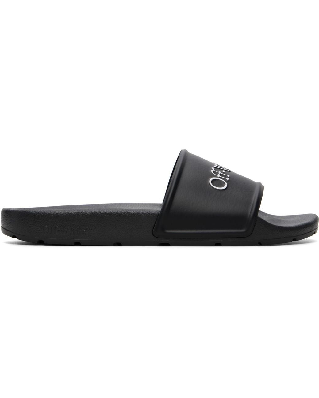 Off-White c/o Virgil Abloh Black Bookish Slider Sandals for men