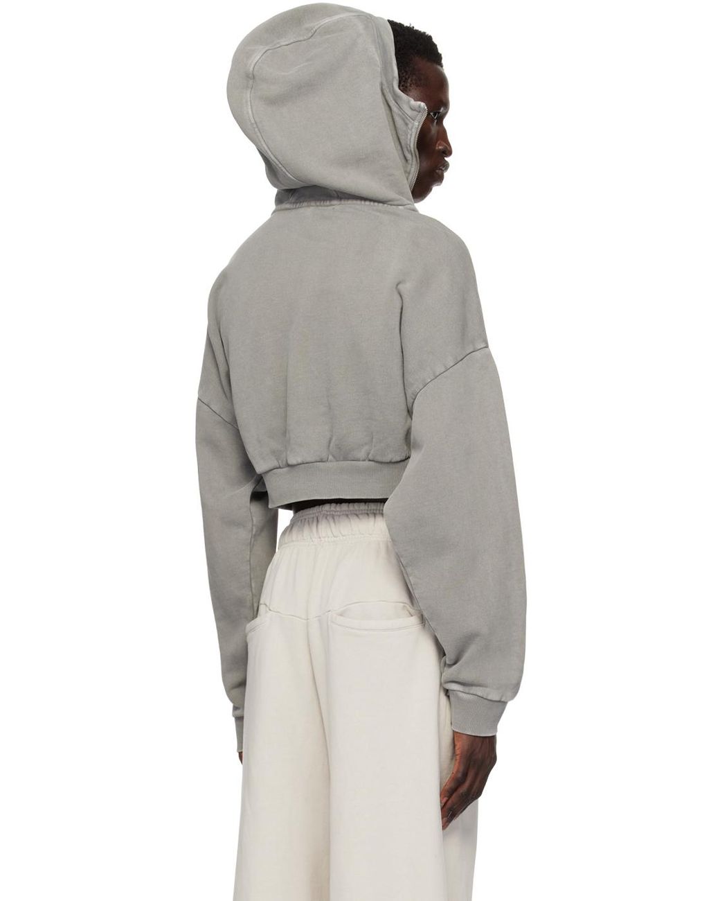 Entire studios Cropped Full Zip Hoodie in Black for Men | Lyst Entire studios Cropped Full Zip Hoodie in Black for Men | Lyst