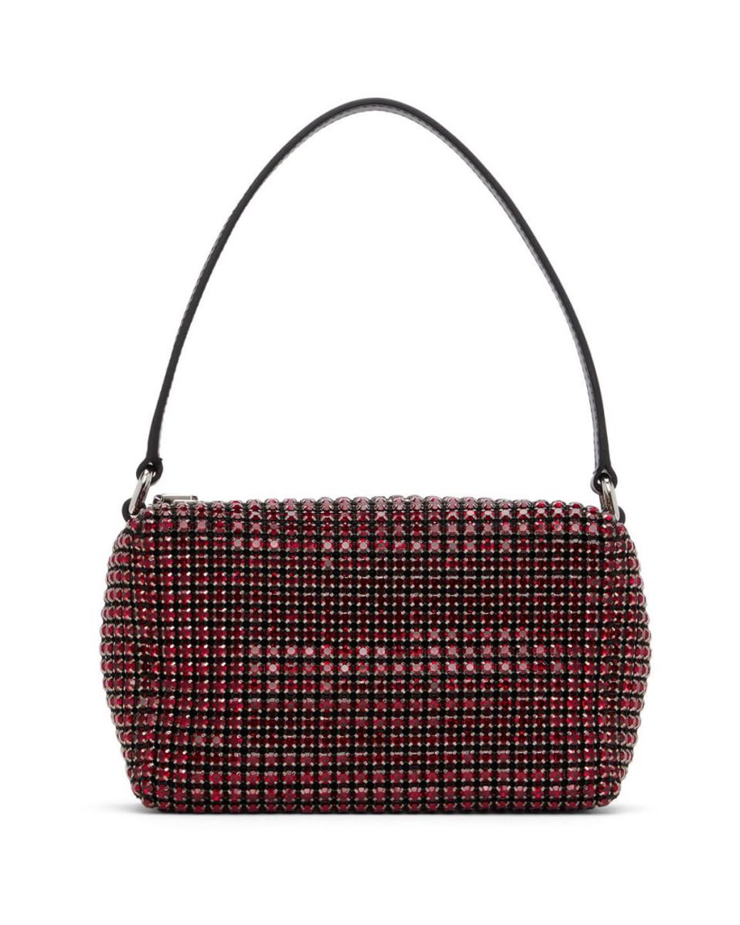 Alexander Wang Leather Red Medium Rhinestone Heiress Bag Lyst
