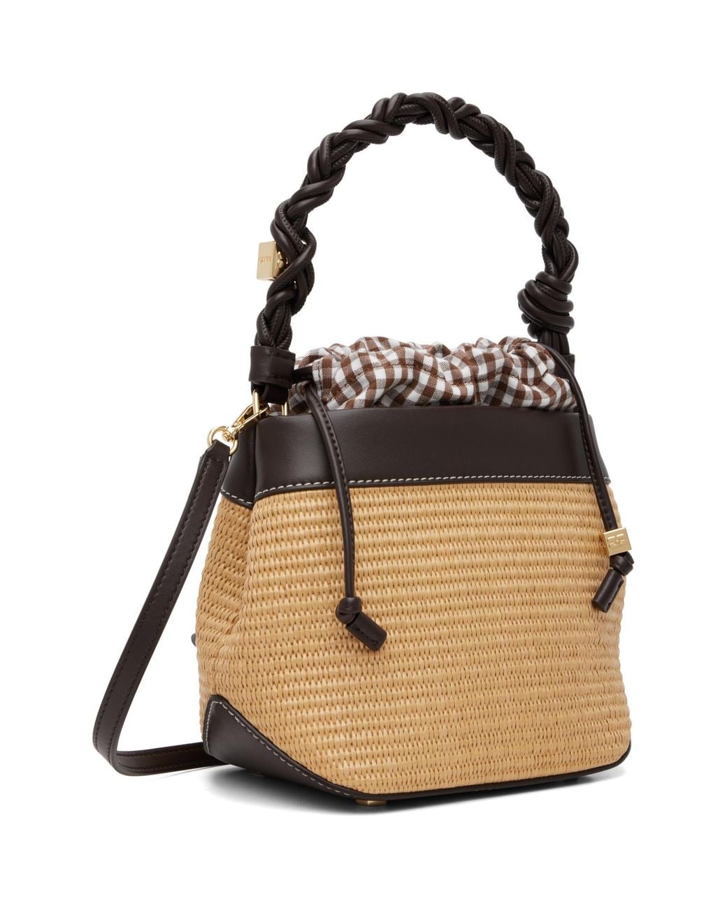 Ganni Black Bou Bucket Bag