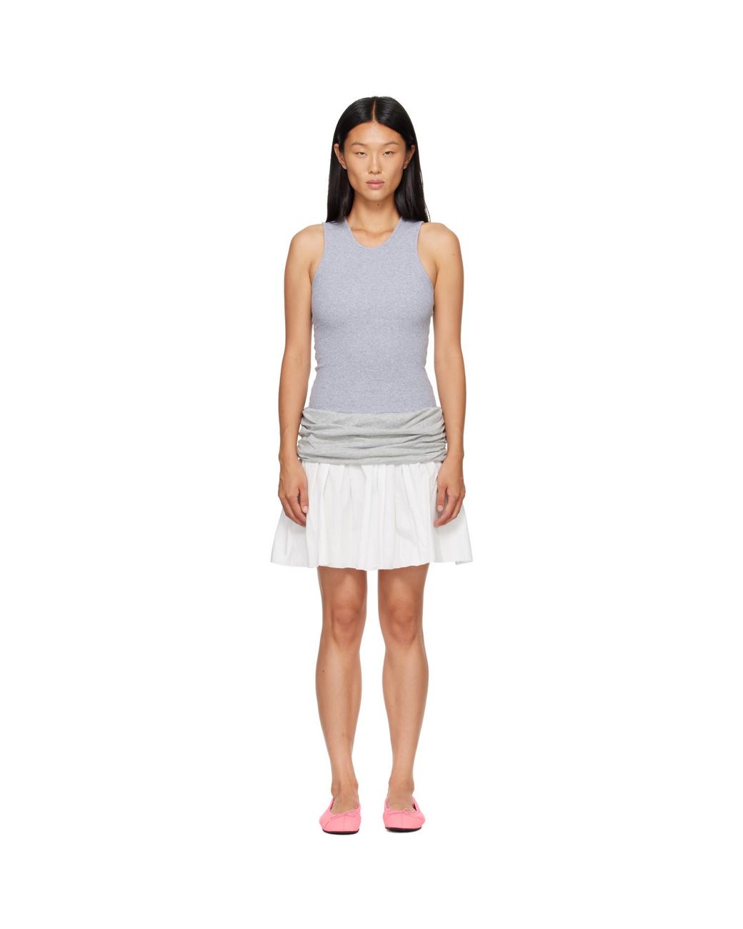 GIMAGUAS White Chico Tank Minidress