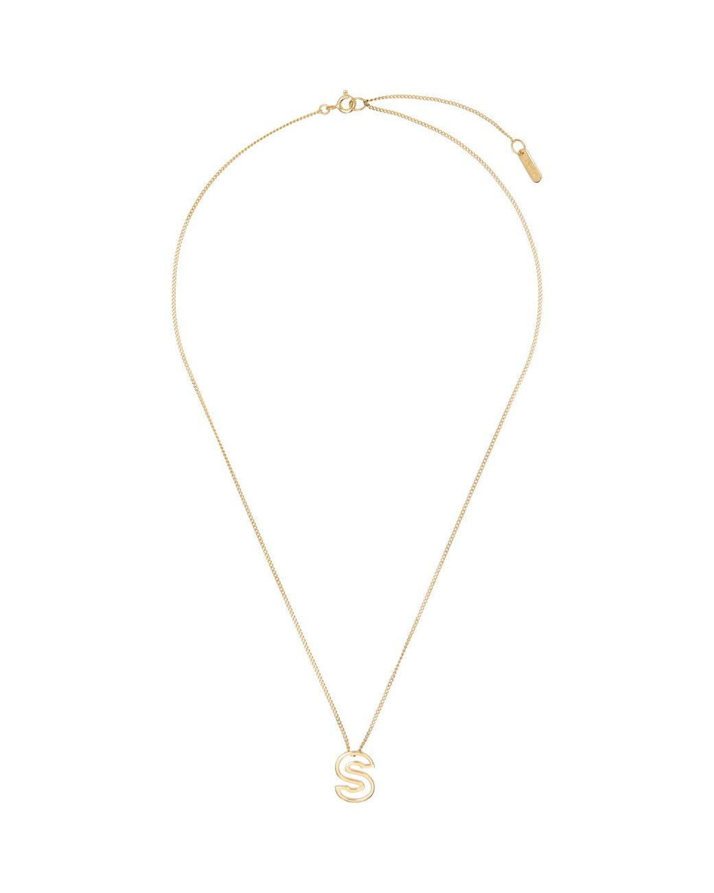 NUMBERING Metallic 'S' #7700 Necklace for men