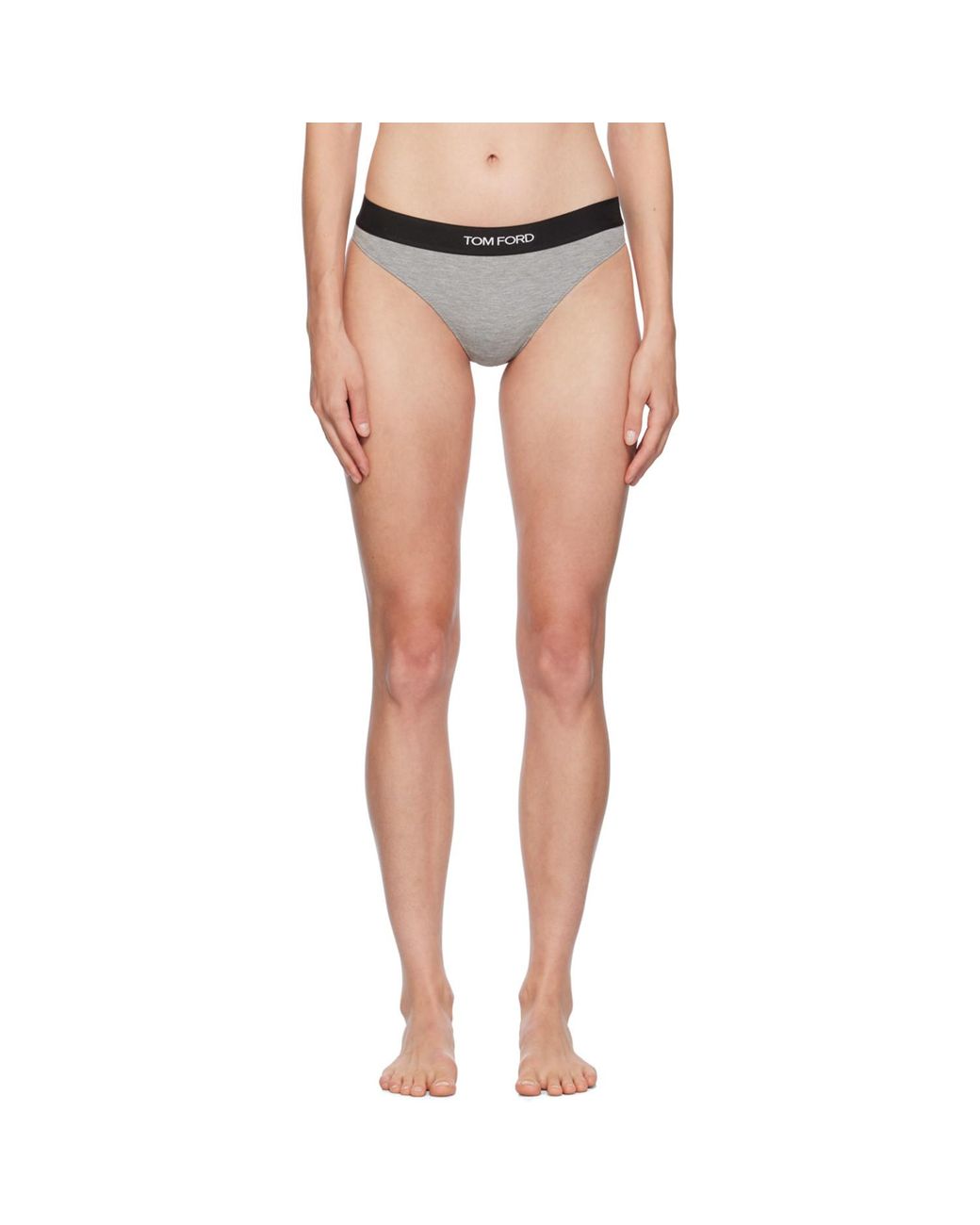 Tom Ford Black Modal Signature Thong